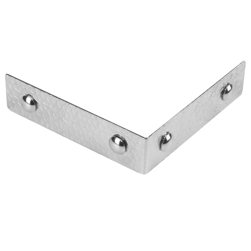 Load image into Gallery viewer, 44797-65|Dritz Textured Right Angle Corners, Large, Nickel, 4 pc