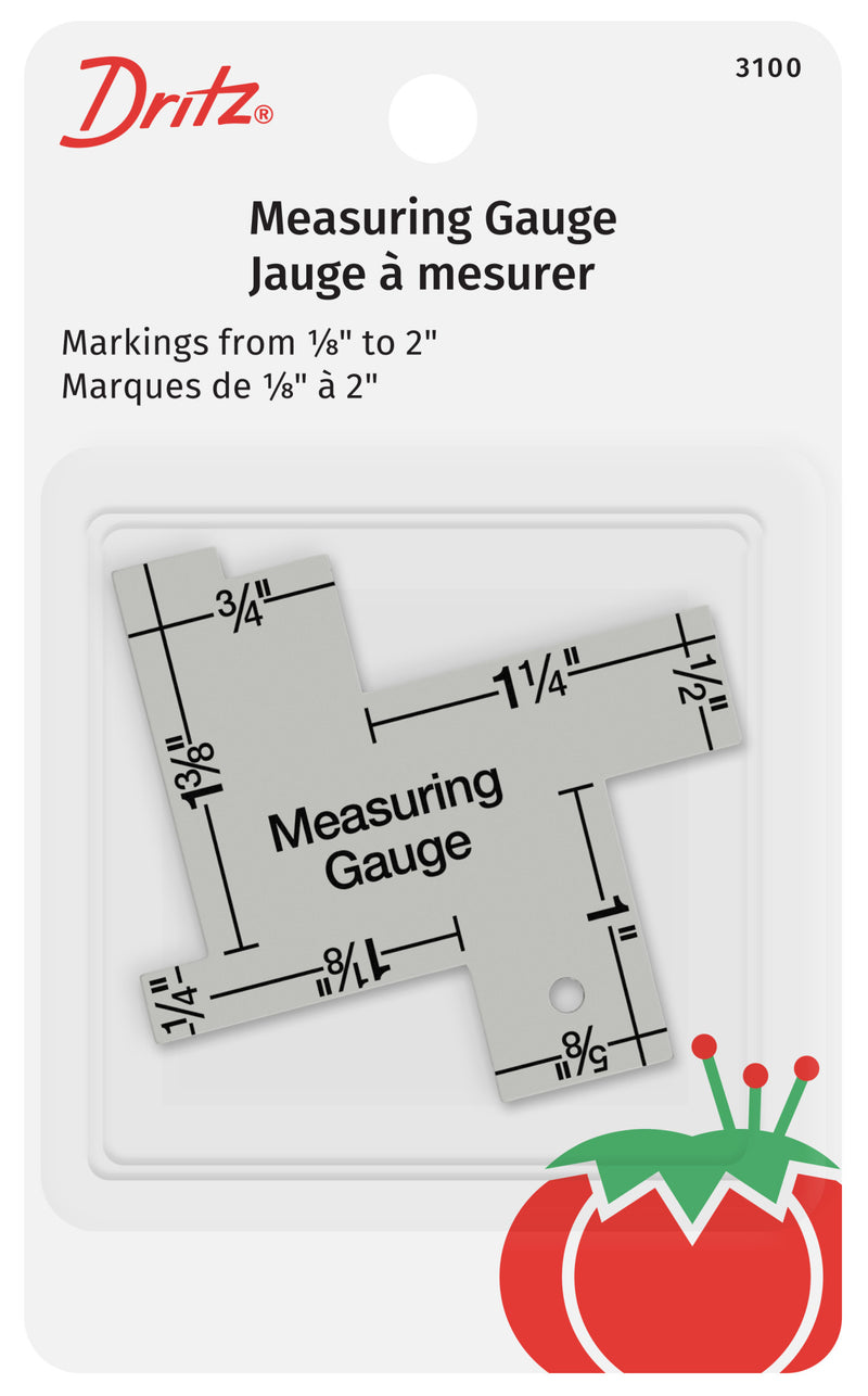 Load image into Gallery viewer, 3100|Dritz Measuring Gauge, 1/8"-2" Markings