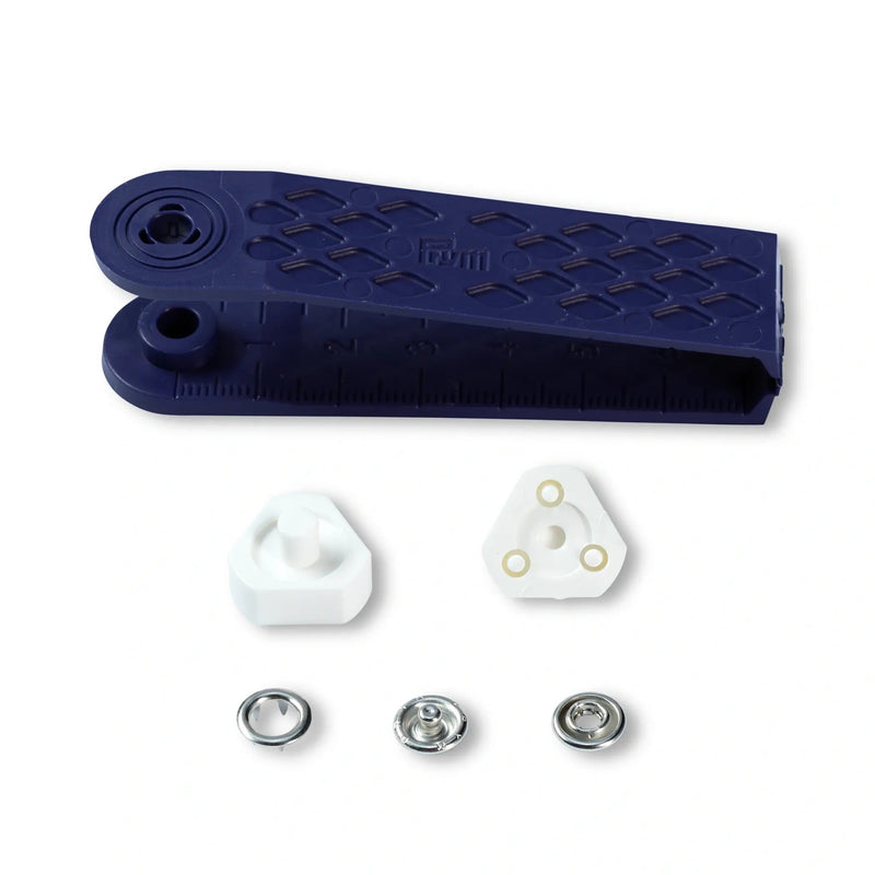 Load image into Gallery viewer, 390100|Prym JERSEY  8 mm silver with tools 10pc