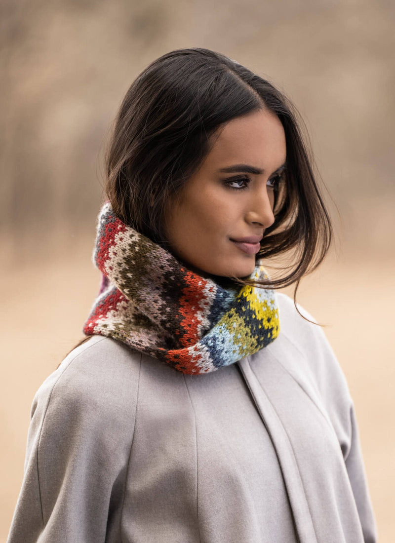 Load image into Gallery viewer, BSF-202245|Blue Sky Fibers 27 Color Neck Warmer Pattern, Free PDF Pattern