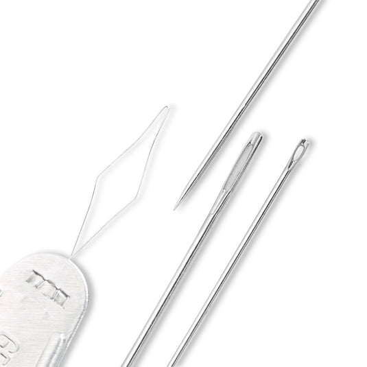128152|Prym Darning Hand Needles & Threader, Assorted, 19 pc