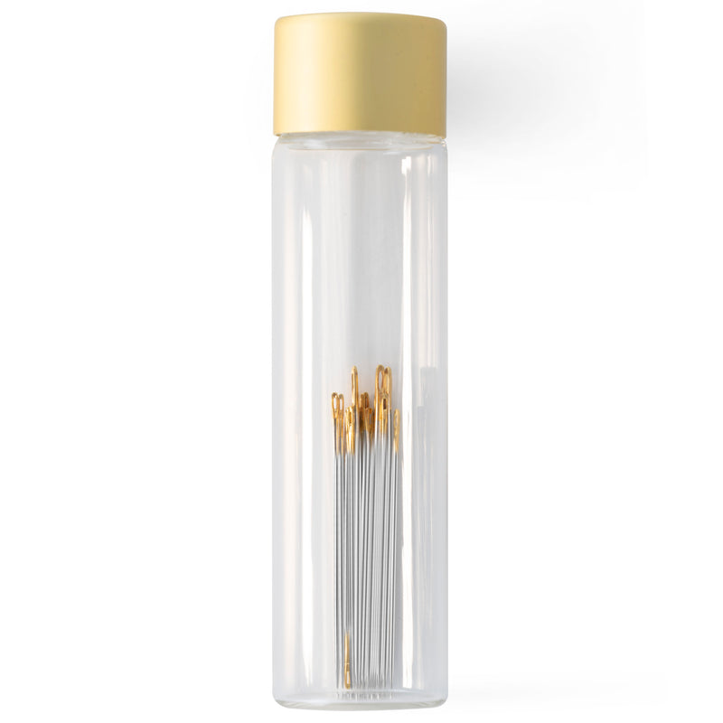 Cargue la imagen en el visor de la galería, 3056|Dritz Gold-Eye Quilting Between Needles, Sizes 7/9/10, 20 pc