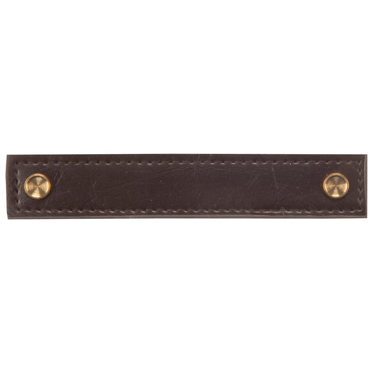 44335-2|Dritz 5-1/2" Faux Leather Handle Set, Brown