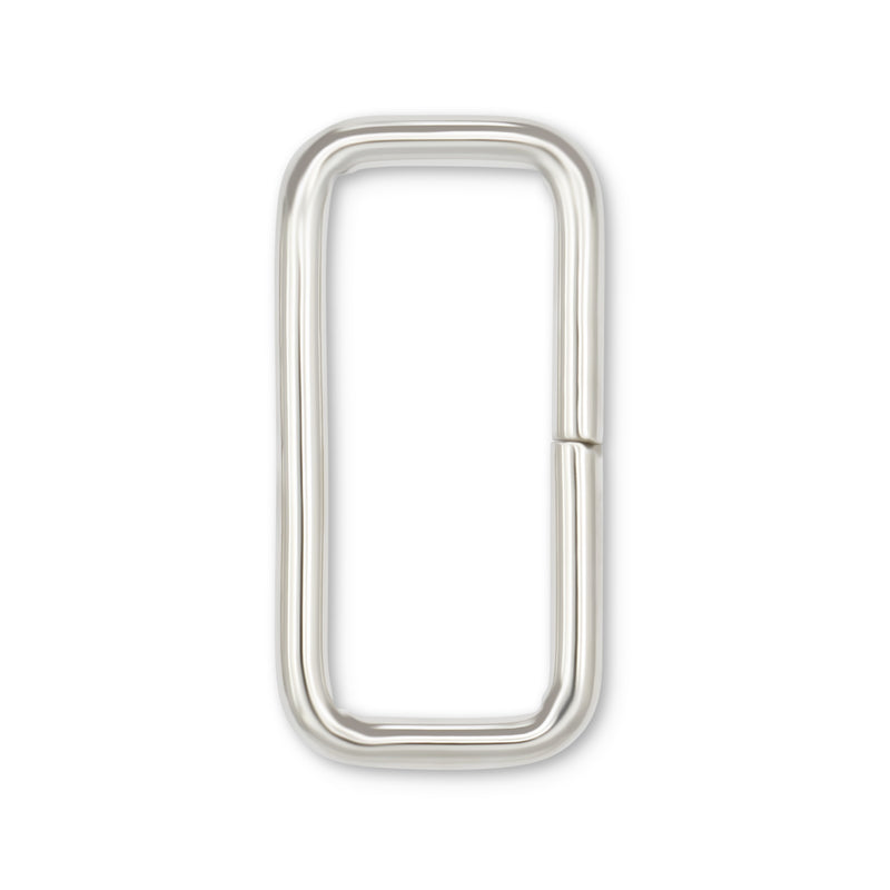Load image into Gallery viewer, 781-65|Dritz 1-1/2" Rectangle Rings, Silver, 2 pc