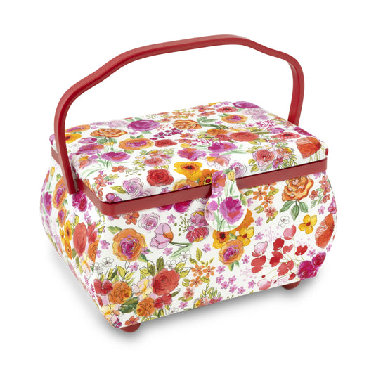 Z10237-221|Dritz Curved Sewing Basket, Large