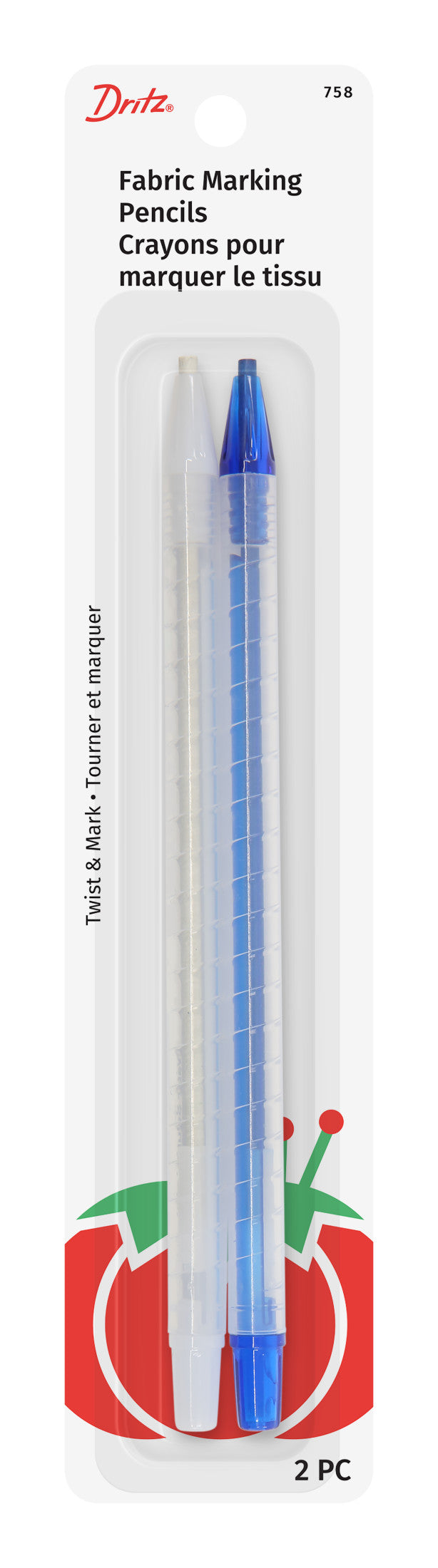 Load image into Gallery viewer, 758|Dritz Fabric Marking Pencils, 2 pc