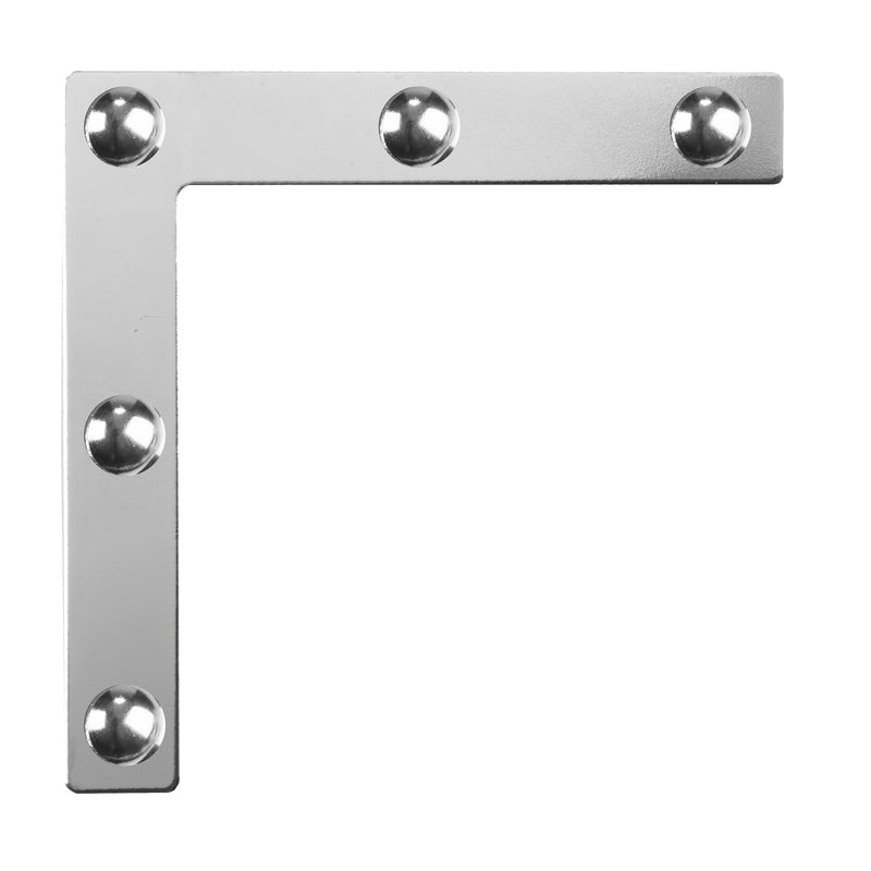 Load image into Gallery viewer, 44789-65|Dritz Smooth Campaign Hardware Corners, Large, Nickel, 4 pc