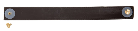 44309-2|Dritz 10" Faux Leather Handle Set, Brown