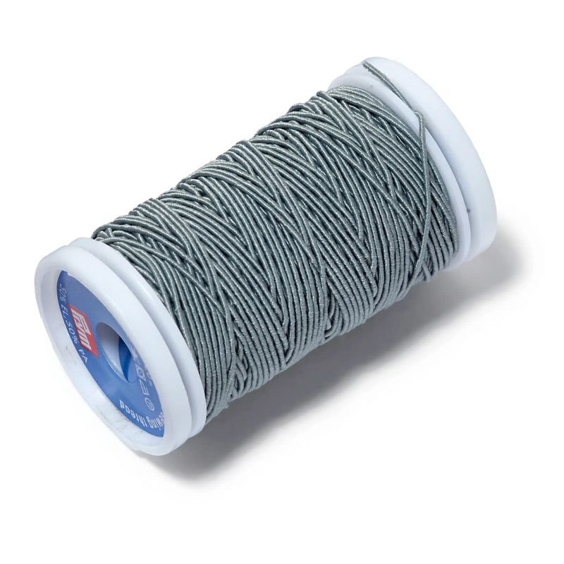 Chargez l'image dans la visionneuse de la galerie, 970011|Prym Elastic Sewing Thread, Light Gray, 22 YD (20 M)
