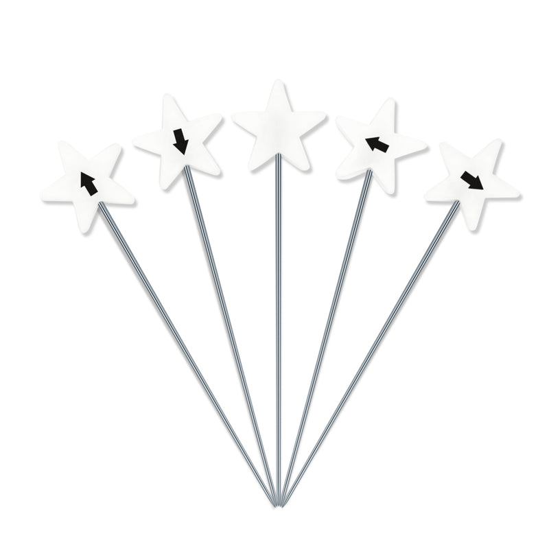 Load image into Gallery viewer, 3019|Dritz Flat Star Head Pins, White, 115 pc