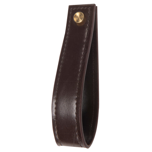 44309-2|Dritz 10" Faux Leather Handle Set, Brown