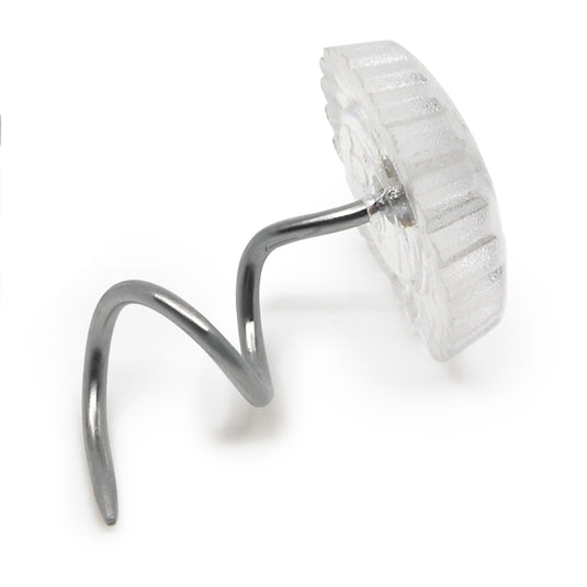602-61|Dritz Twist Pins, Clear, 10 pc