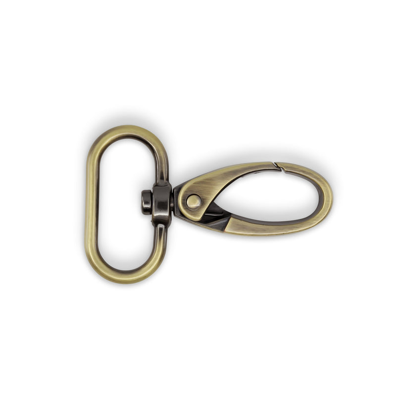 Load image into Gallery viewer, 113-38|Dritz Fashion Swivel Hook, Antique Brass