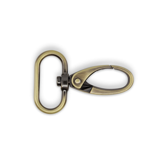 113-38|Dritz Fashion Swivel Hook, Antique Brass