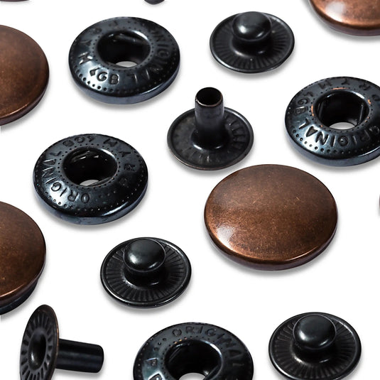 390328|Prym ANORAK 15 mm refill antique copper 10pc