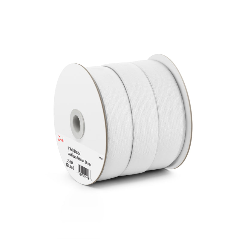 Chargez l'image dans la visionneuse de la galerie, 9418W|Dritz 1" Knit Elastic, White, 25 yd