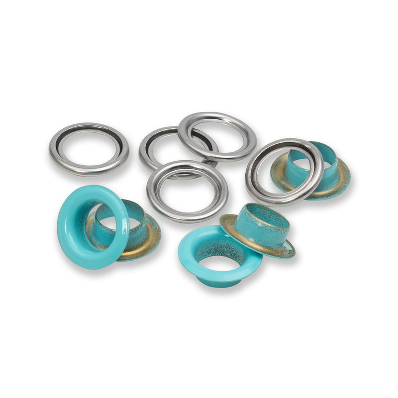 Load image into Gallery viewer, 542547|Prym Eyelets with washers 11 mm Mint 20pc