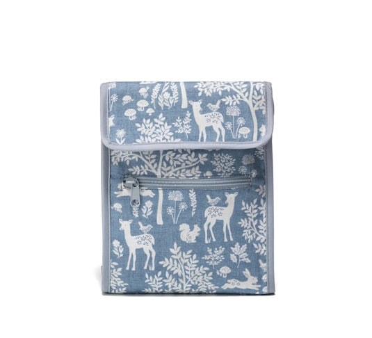 612657|Prym Circular Knitting Needle Case Folder, Blue Woodland