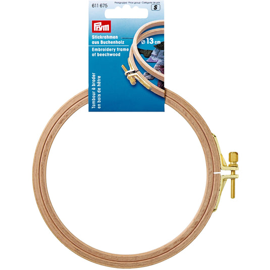 611675|Prym Embroidery Frame, Beechwood, 13cm