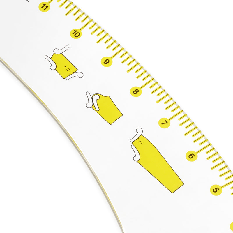 Load image into Gallery viewer, 854|Dritz 12" Curve Ruler with How-To Illustrations