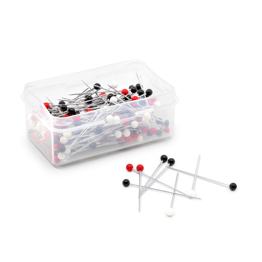 44012|Dritz 1-3/4" Extra-Long Color Ball Pins, Assorted, 250 pc