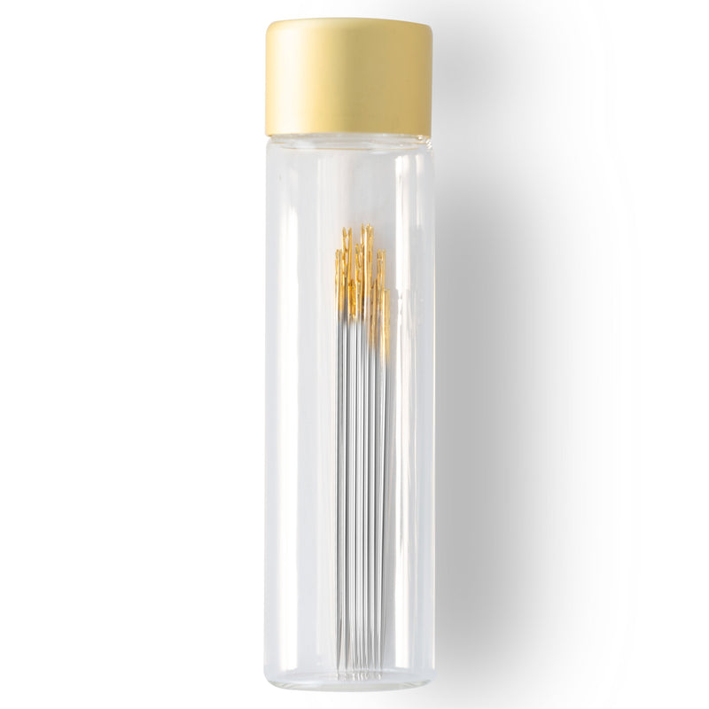 Load image into Gallery viewer, 3068|Dritz Gold-Eye Easy Threading Needles, Sizes 5/7/9, 12 pc