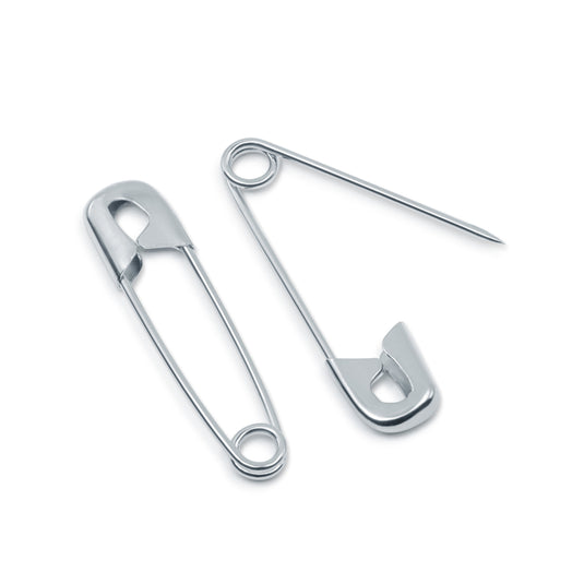 511100|Prym Safety Pins, Silver, Steel