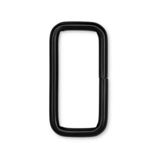 781-1|Dritz 1-1/2" Rectangle Rings, Black, 2 pc