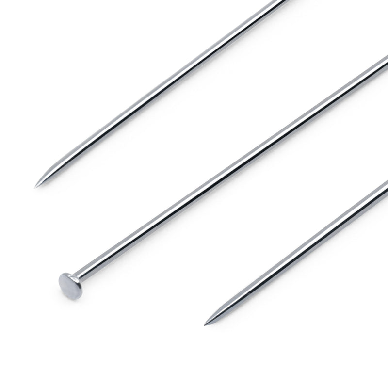 Load image into Gallery viewer, 20|Dritz 1-1/4" Brass Dressmaker Pins, Nickel, 200 pc