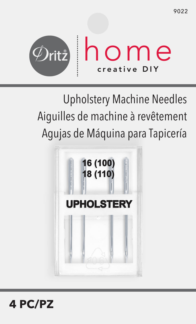 Load image into Gallery viewer, 9022|Dritz Upholstery Machine Needles, Size 16 &amp; 18, 4 pc