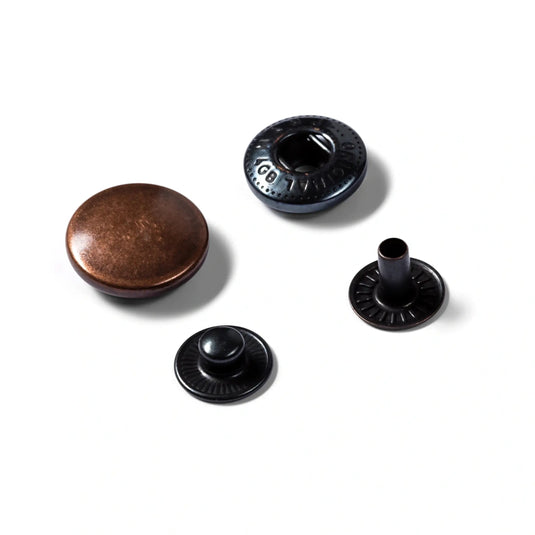 390328|Prym ANORAK 15 mm refill antique copper 10pc
