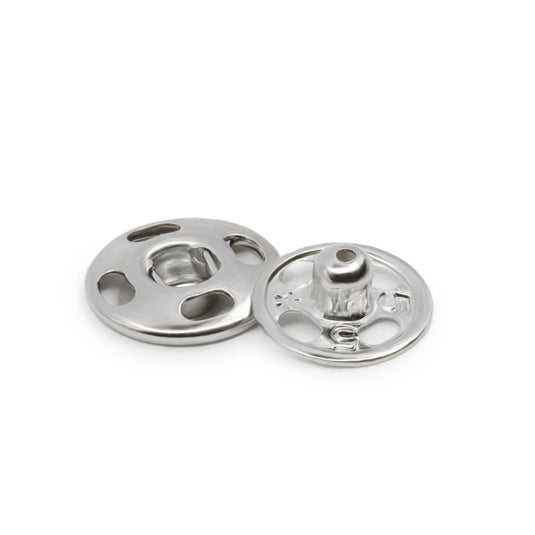 BK105|Dritz Sew-On Snaps, 72 Sets, Size 1, Nickel