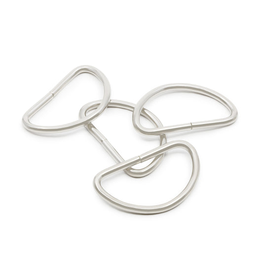 117-114-65|Dritz 1-1/4" D-Rings, Nickel, 4 pc