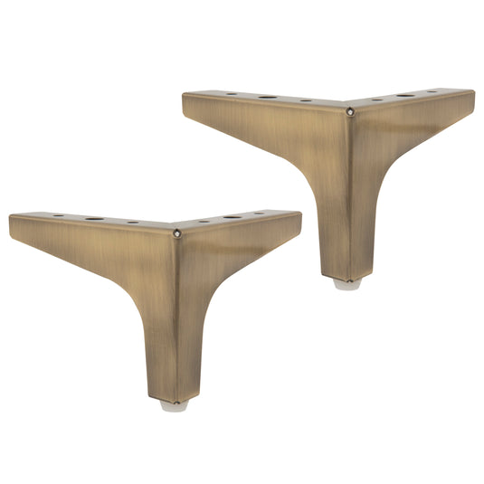 44707-38|Dritz Metal Corner Legs, Antique Brass, 2 pc