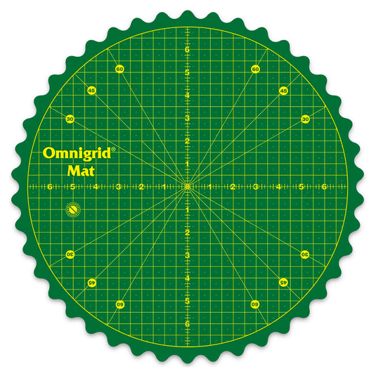 14WGR|Omnigrid 360 Rotating Cutting Mat, 14"
