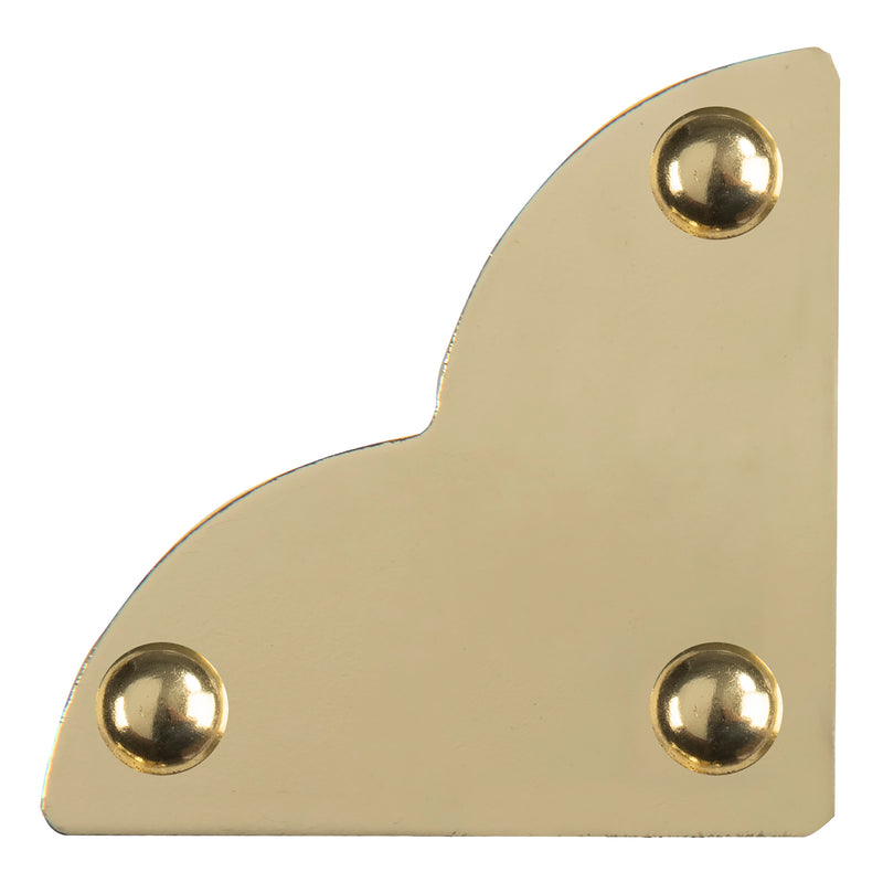 Load image into Gallery viewer, 44792-35|Dritz Smooth Quatrefoil Corners, Small, Brass, 4 pc