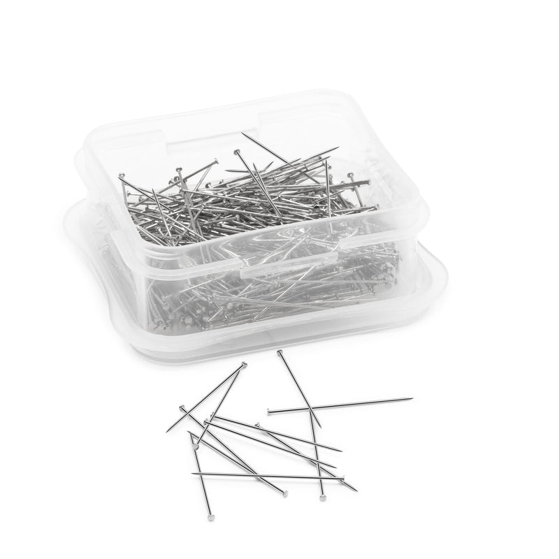 Cargue la imagen en el visor de la galería, 28|Dritz 1-1/16" Long Pleating Pins, Nickel, 350 pc
