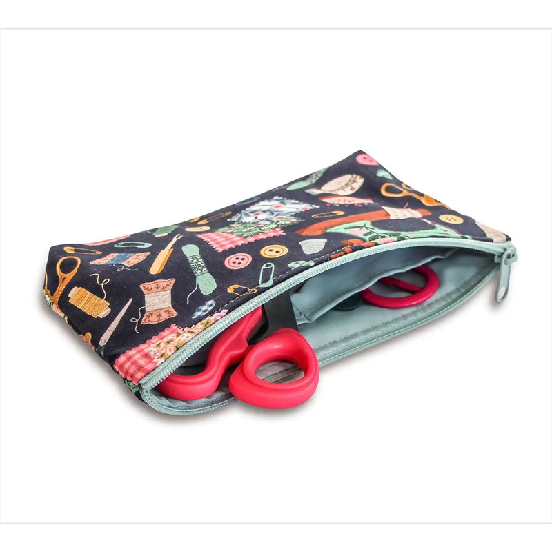 Load image into Gallery viewer, 612062|Prym Multi-Purpose Organizer Zipper Pouch, Aqua Notions