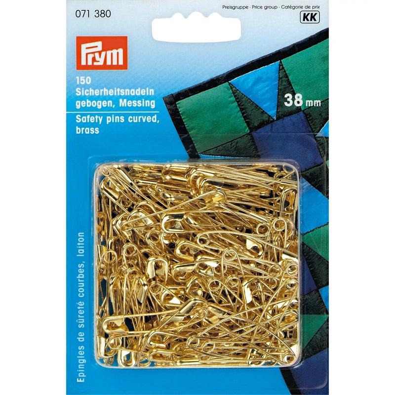 Load image into Gallery viewer, 071380|Prym 1-1/2" Safety Pins, Gold, 150 pc