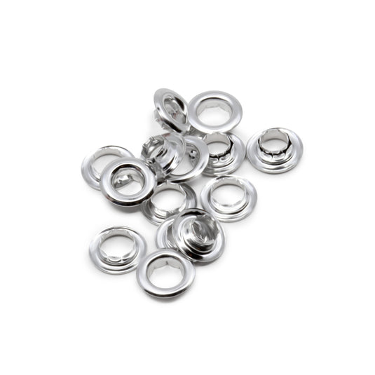 659-65|Dritz 1/4" Large Eyelets & Tools, 12 Sets, Nickel