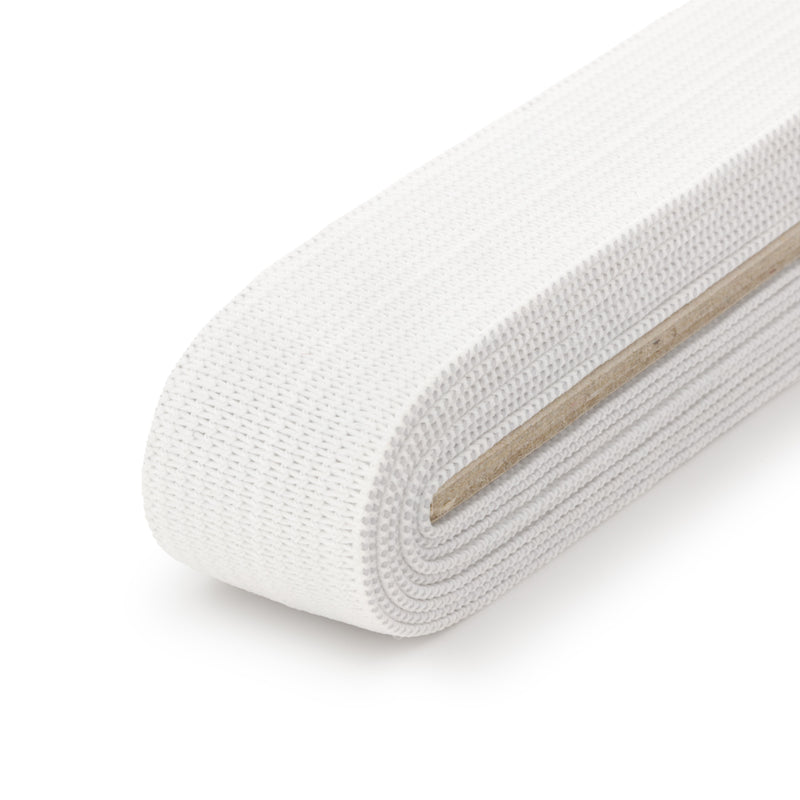 Cargue la imagen en el visor de la galería, 9522W|Dritz 3/4" Knit Non-Roll Elastic, White, 3 yd