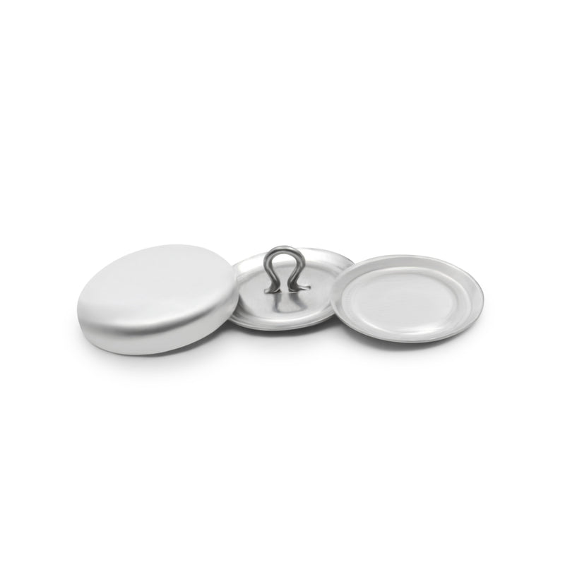 Load image into Gallery viewer, 114-30|Dritz 3/4" Craft Cover Button Kit, 18 Sets, Nickel