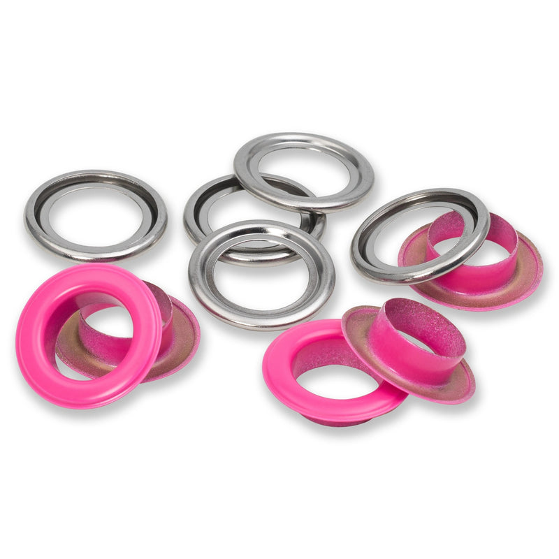 Load image into Gallery viewer, 542569|Prym Eyelets with washers 14 mm pink 15pc