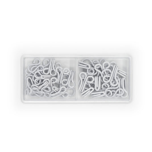 90-67|Dritz Hooks & Eyes, 20 pc, White