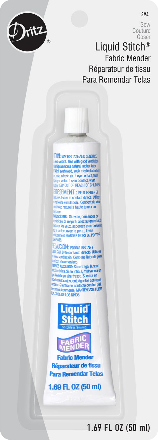 394|Dritz Liquid Stitch Fabric Mender, 1.69 fl. oz.