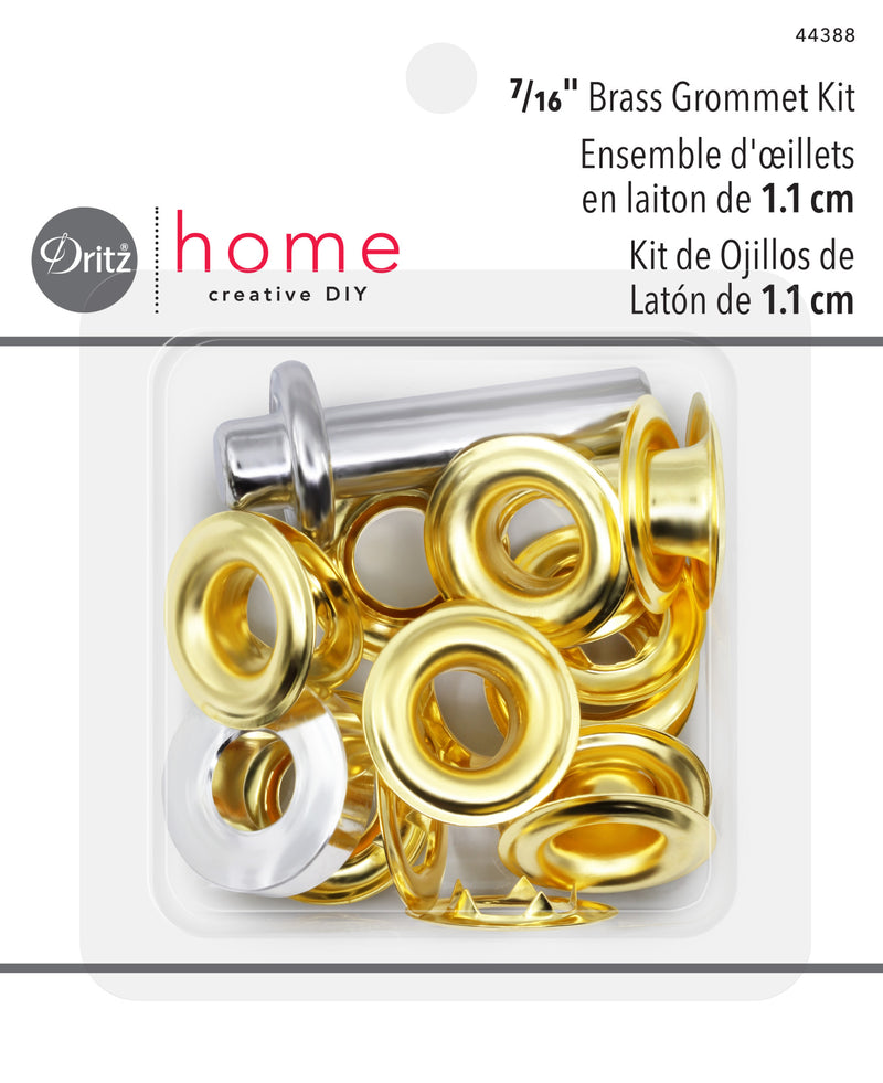 Cargue la imagen en el visor de la galería, 44388|Dritz 7/16" Brass Grommet Kit