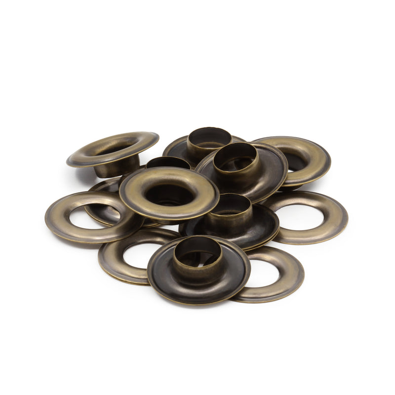 Load image into Gallery viewer, 1-38|Dritz 3/8" Grommets, 8 pc, Antique Brass