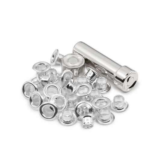 637-65|Dritz 5/32" Eyelets & Tool, 25 pc, Nickel
