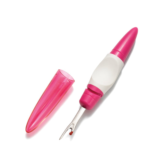 60126|Prym Large Seam Ripper with Protective Cap, Pink