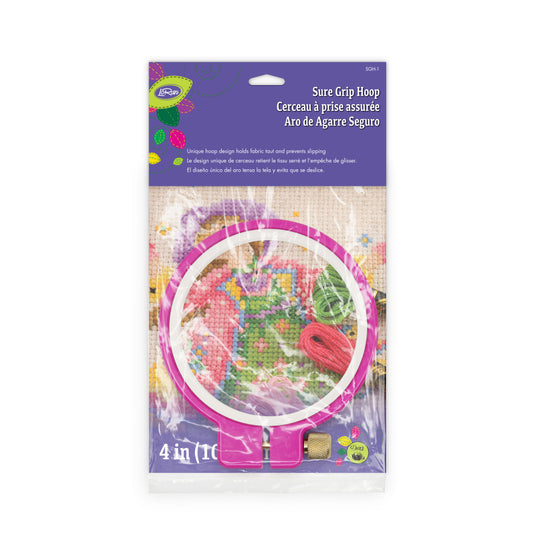 SGH-1|LoRan Sure Grip Hoop, Holds Fabric, Size 4